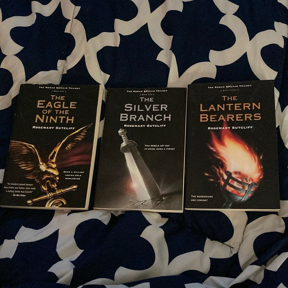 The Roman Britain Trilogy by Rosemary Sutcliff - Black Cover
